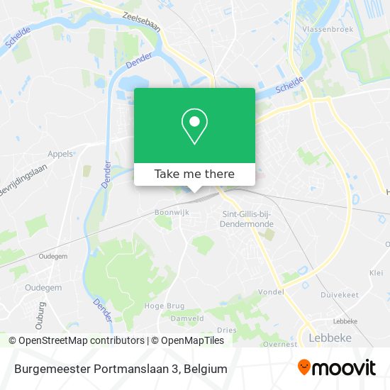 Burgemeester Portmanslaan 3 map