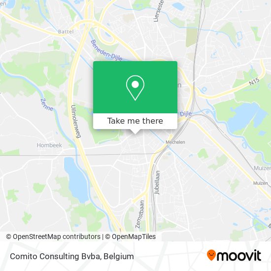 Comito Consulting Bvba map