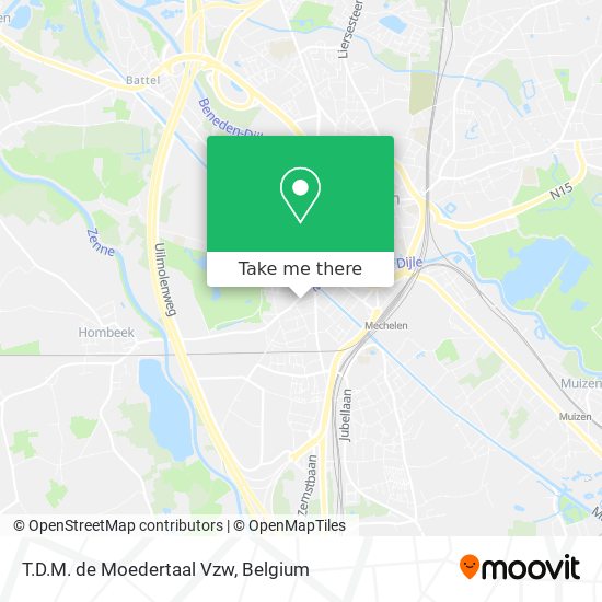 T.D.M. de Moedertaal Vzw map