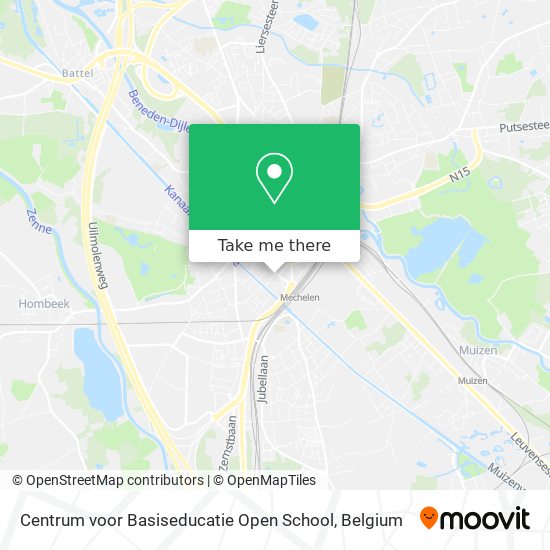 Centrum voor Basiseducatie Open School map