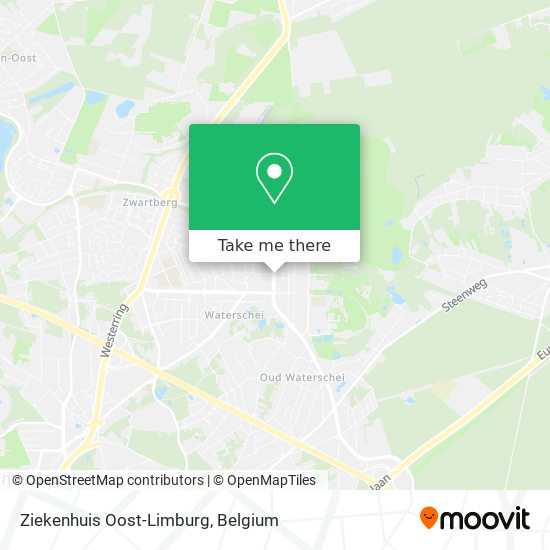 Ziekenhuis Oost-Limburg map