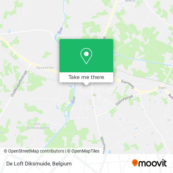 De Loft Diksmuide map