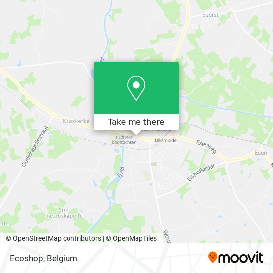 Ecoshop map