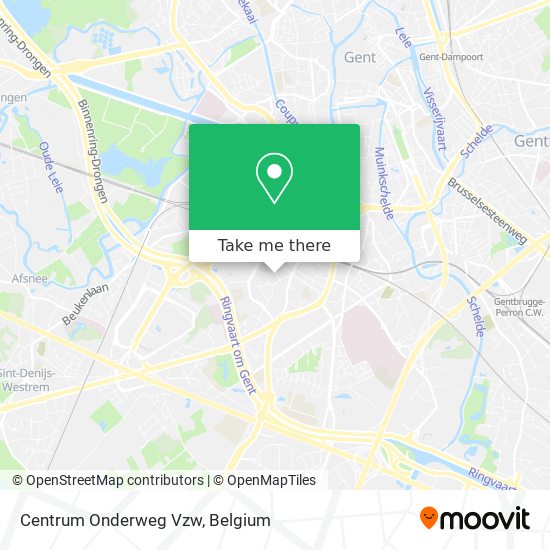 Centrum Onderweg Vzw map