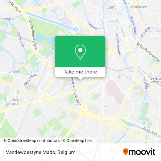 Vandewoestyne Mado map