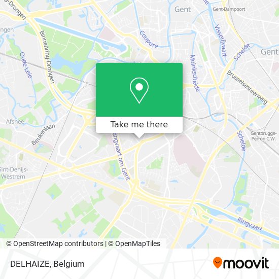 DELHAIZE map