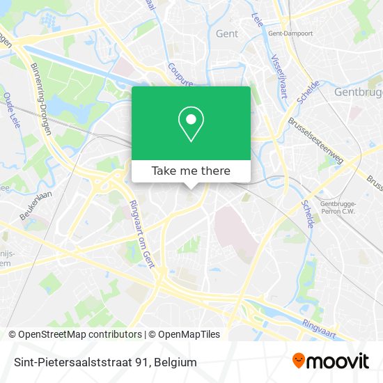 Sint-Pietersaalststraat 91 map