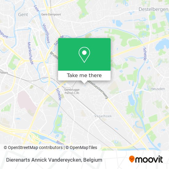 Dierenarts Annick Vandereycken map