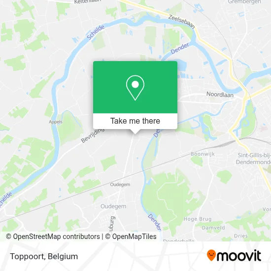 Toppoort map