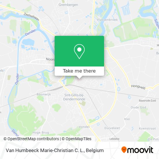 Van Humbeeck Marie-Christian C. L. map