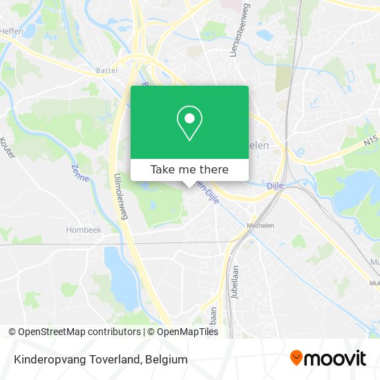 Kinderopvang Toverland map