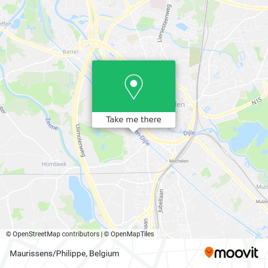 Maurissens/Philippe map