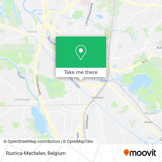 Rustica-Mechelen map