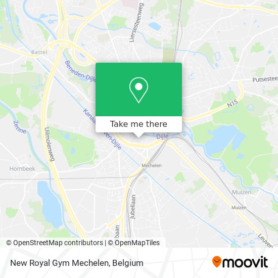 New Royal Gym Mechelen plan