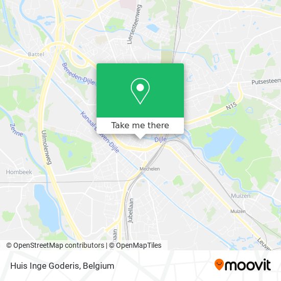 Huis Inge Goderis map