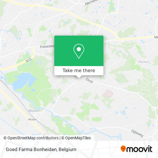 Goed Farma Bonheiden map