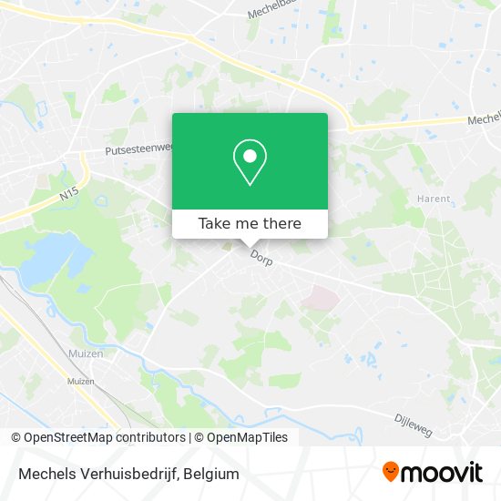 Mechels Verhuisbedrijf map