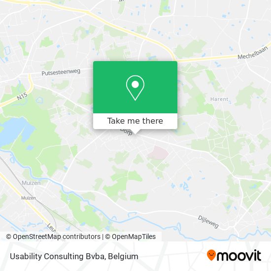 Usability Consulting Bvba map