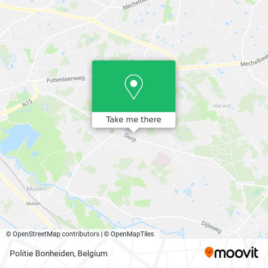 Politie Bonheiden map