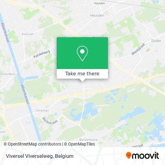 Viversel Viverselweg map