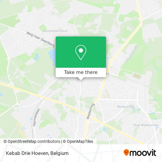 Kebab Drie Hoeven map