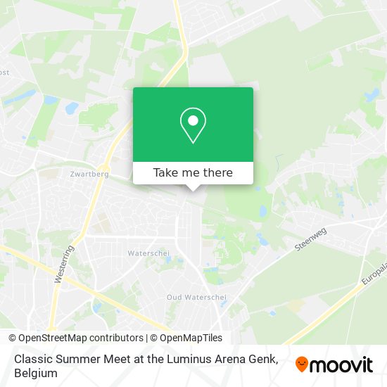 Classic Summer Meet at the Luminus Arena Genk plan