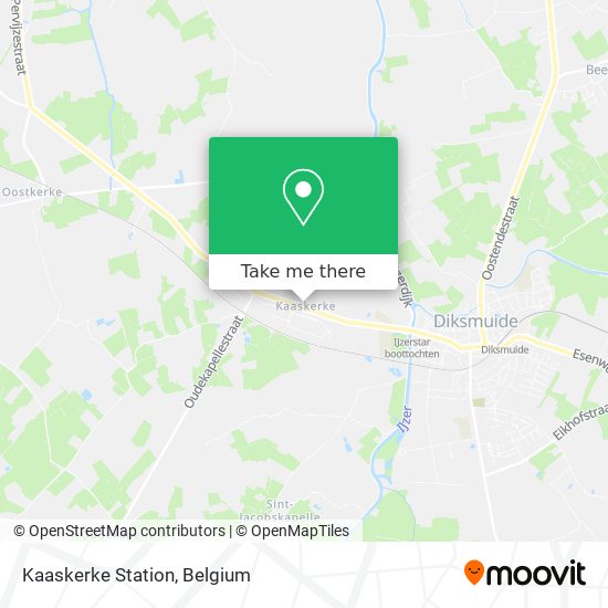 Kaaskerke Station plan