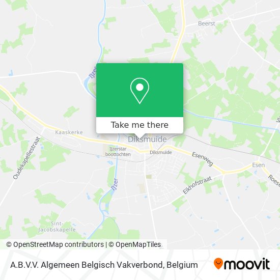 A.B.V.V. Algemeen Belgisch Vakverbond map