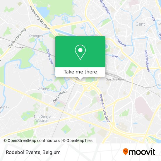 Rodebol Events map