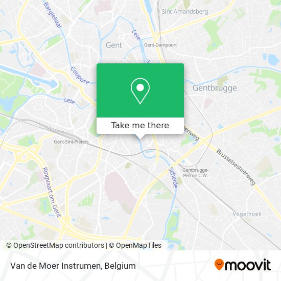 Van de Moer Instrumen map