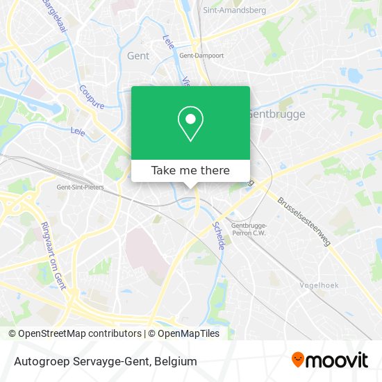 Autogroep Servayge-Gent plan