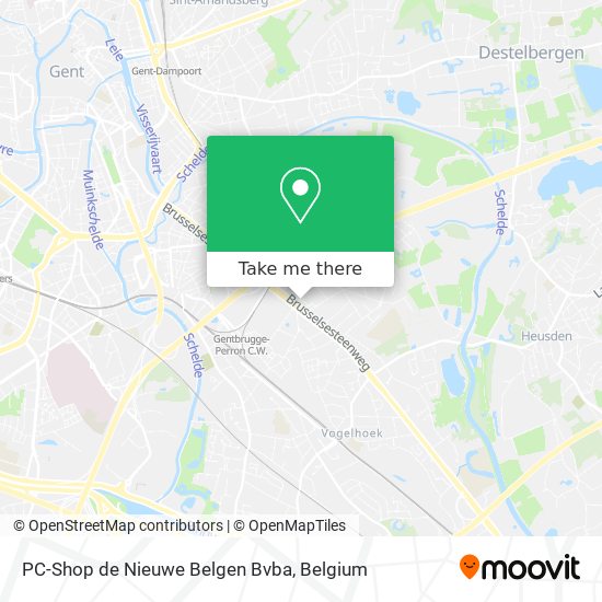 PC-Shop de Nieuwe Belgen Bvba map