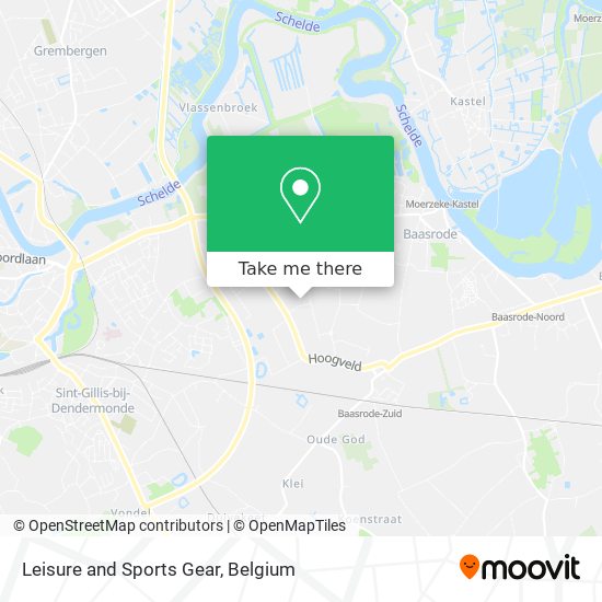 Leisure and Sports Gear map