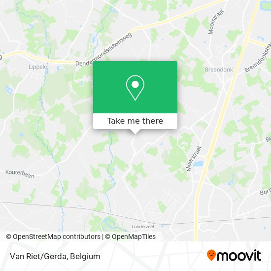 Van Riet/Gerda map