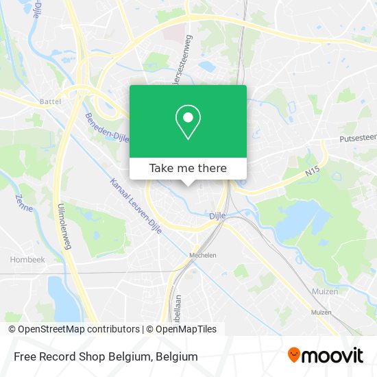 Free Record Shop Belgium plan