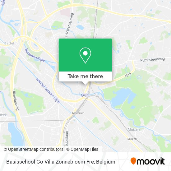 Basisschool Go Villa Zonnebloem Fre map