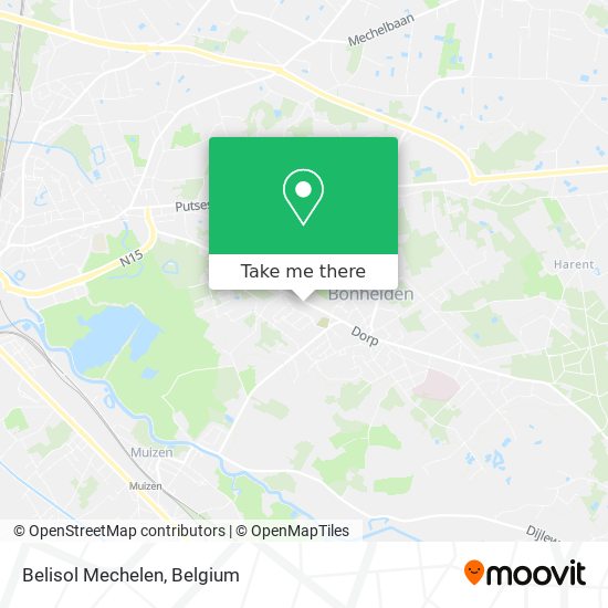 Belisol Mechelen map