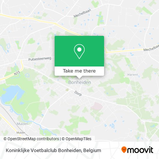 Koninklijke Voetbalclub Bonheiden map