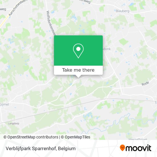 Verblijfpark Sparrenhof map