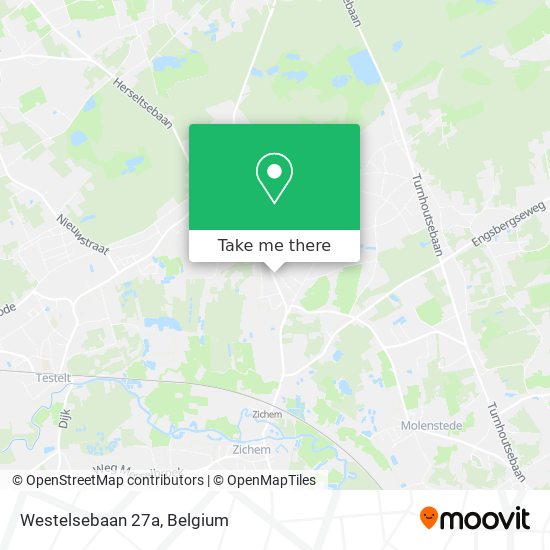 Westelsebaan 27a map