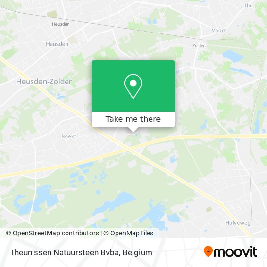 Theunissen Natuursteen Bvba map