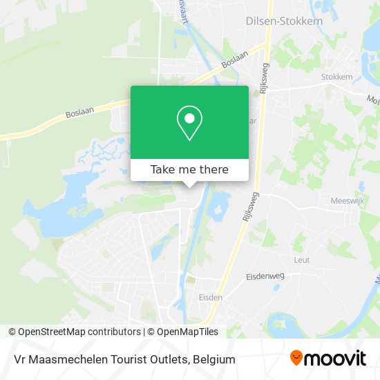 Vr Maasmechelen Tourist Outlets map