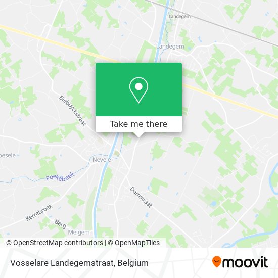 Vosselare Landegemstraat plan