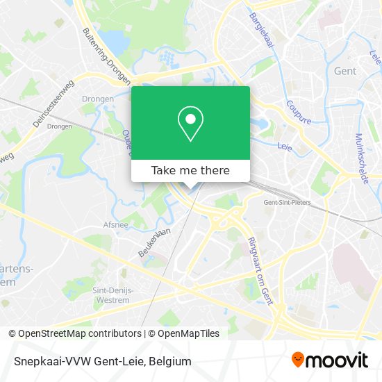 Snepkaai-VVW Gent-Leie map