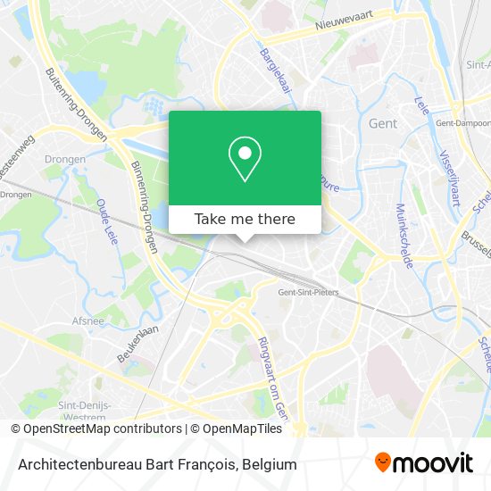 Architectenbureau Bart François map