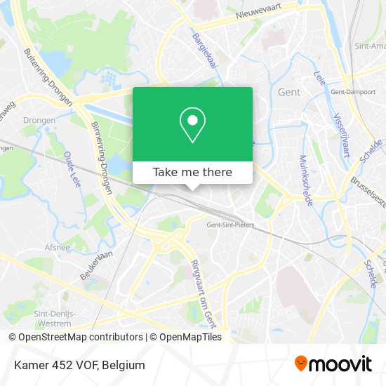 Kamer 452 VOF map