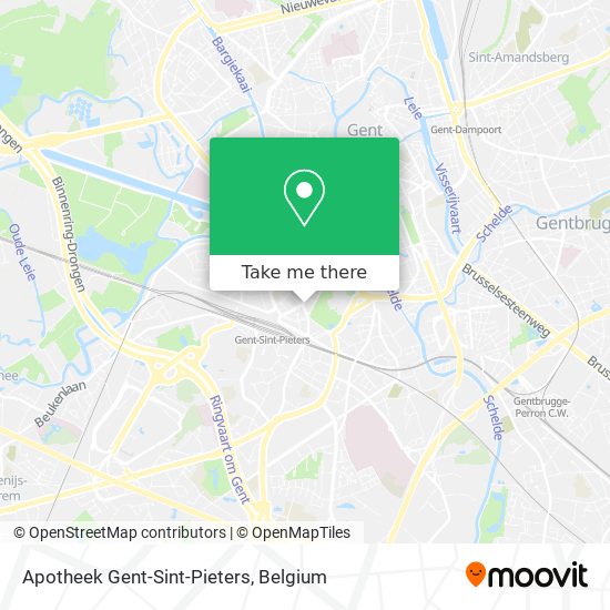 Apotheek Gent-Sint-Pieters map