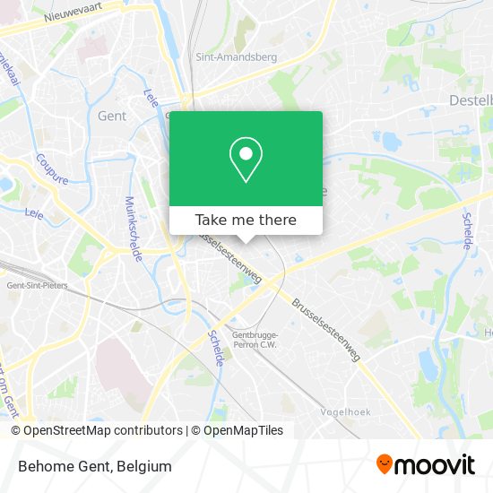 Behome Gent map