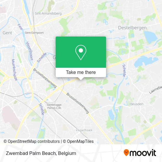 Zwembad Palm Beach map