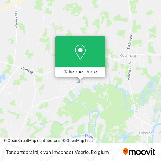 Tandartspraktijk van Imschoot Veerle plan